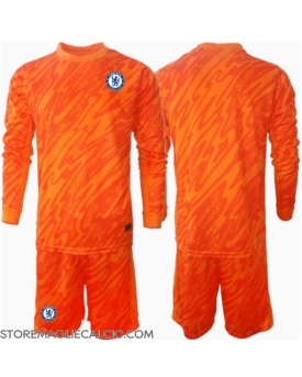 Chelsea Portiere Maglia Gara Casa Repliche 2024-25 Bambino Maniche Lunghe